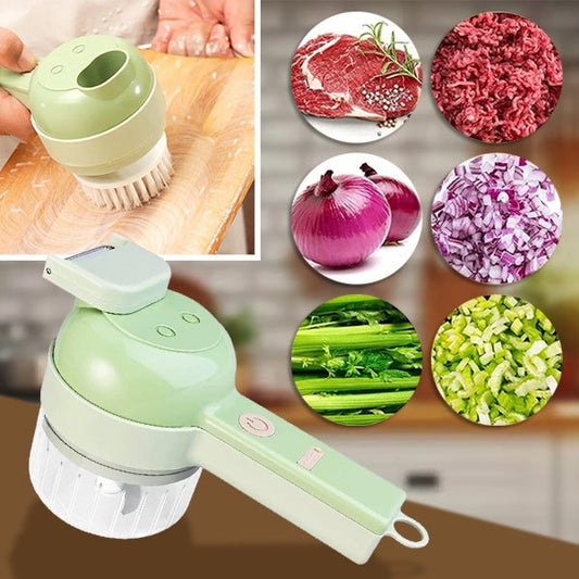 4-in-1 Electric Handheld Vegetable Cutter